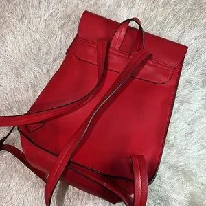 Zara | Bags | Zara Red Backpack | Poshmark display picture 2